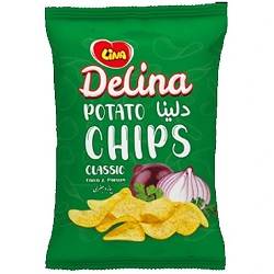 لینا چیپس پیاز جعفری 52گرم